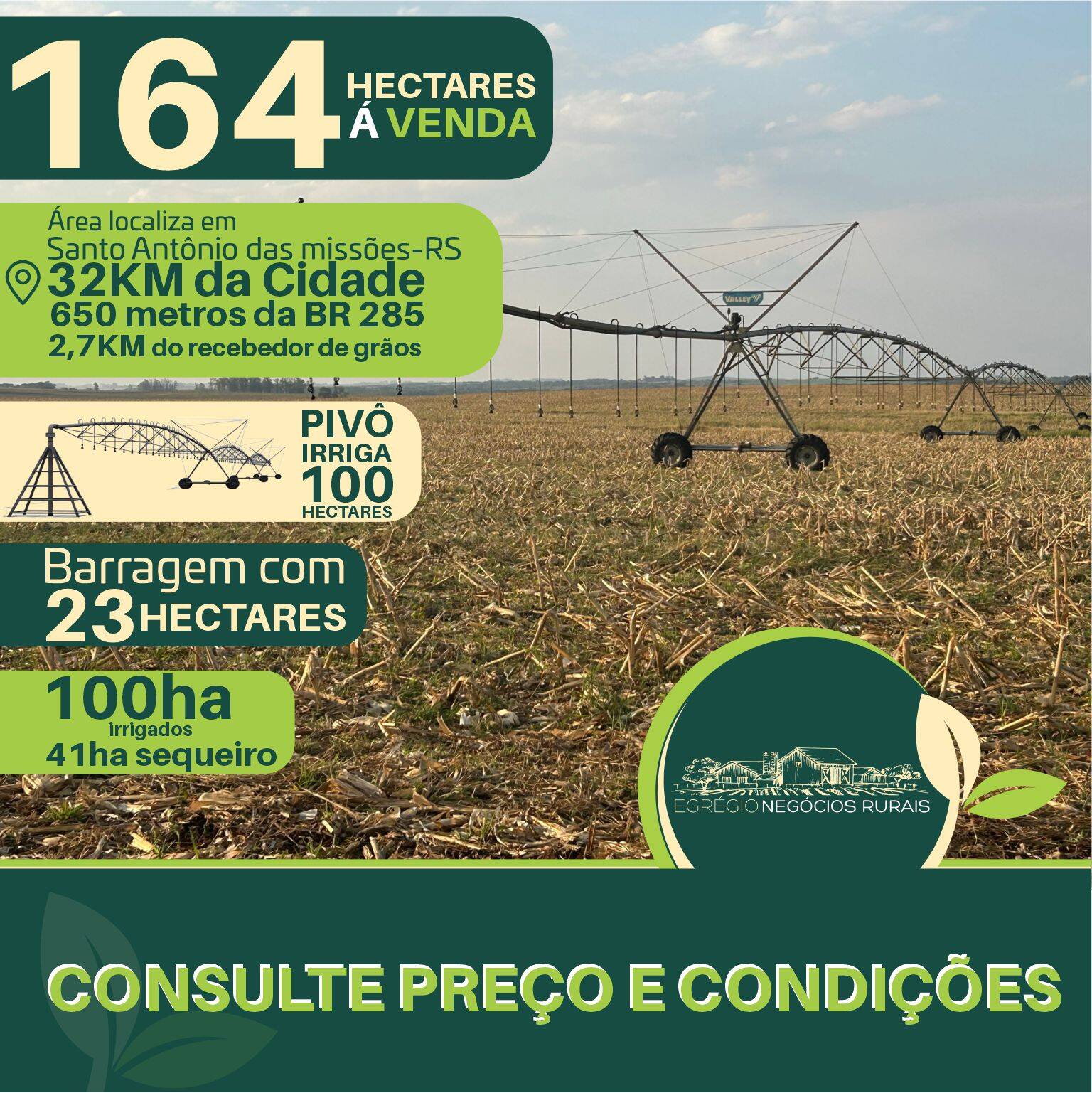 #161 - Chácara para Venda em Santo Antônio das Missões - RS